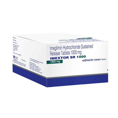 Imextor Sr 1000 MG Tablet (10): Uses, Side Effects, Price & Dosage ...