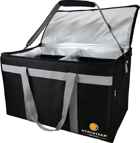 Amazon.com: Herculean Premium Insulated Food Delivery Bag with YKK ...