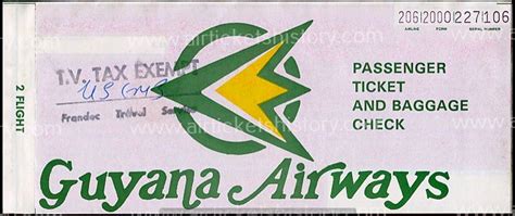 GUYANA AIRWAYS