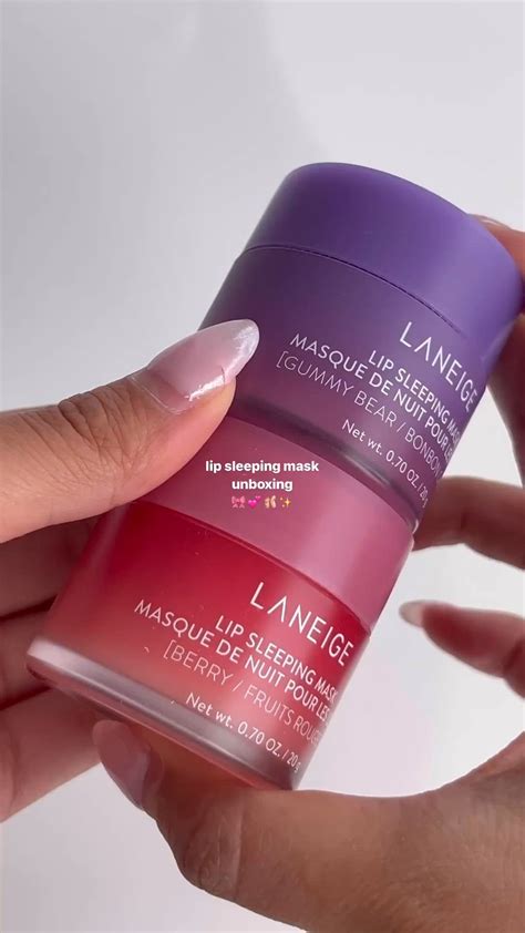 LANEIGE Lip Sleeping Mask: Nourish, Hydrate, Vitamin C, Murumuru & Shea ...