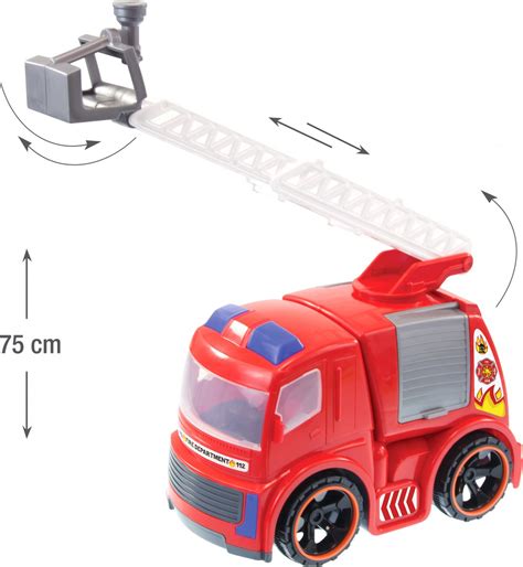 Moetoys Camion Pompier Junior 37 X 17 X 25 Cm Rouge | bol.com