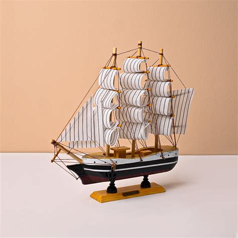 Best Sailing Boat Decorative Showpiece - Brown - Market99 – MARKET99