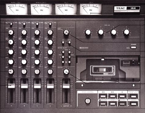 Teac Tascam 144 Four-track Cassette Recorder Retail | www.oceanproperty ...