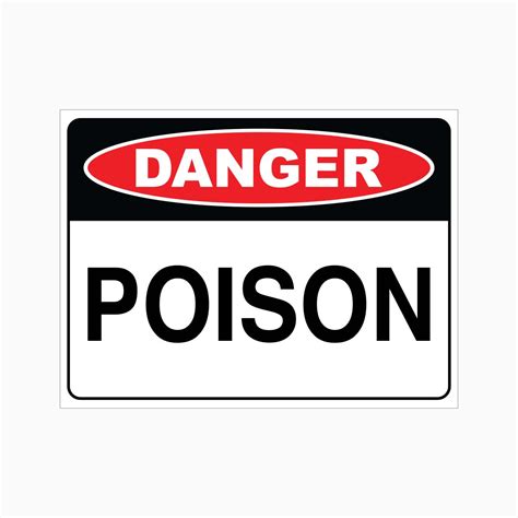 DANGER POISON SIGN – Get signs