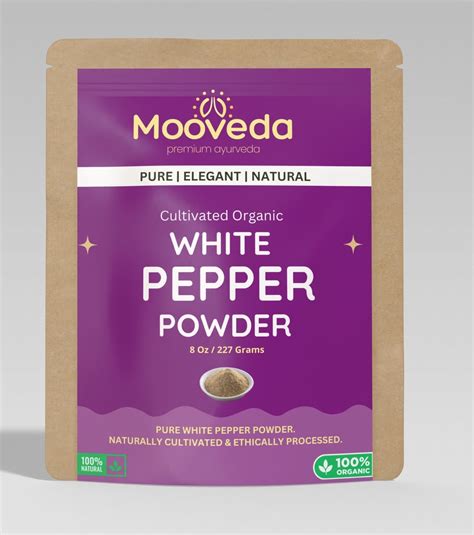 White Pepper Powder - Mooveda