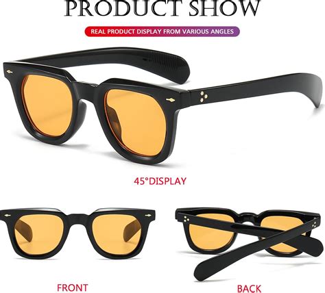 PORADAY Square Sunglasses for Women Men Trendy Thick India | Ubuy