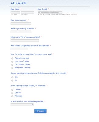Image result for Auto Insurance Form Template