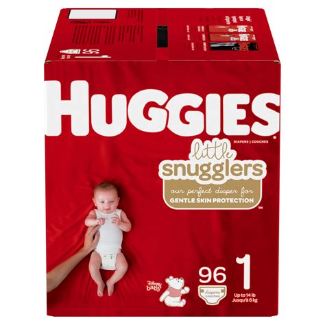 Huggies Little Snugglers Baby Diapers, Size 1, 96 Ct - Walmart.com ...