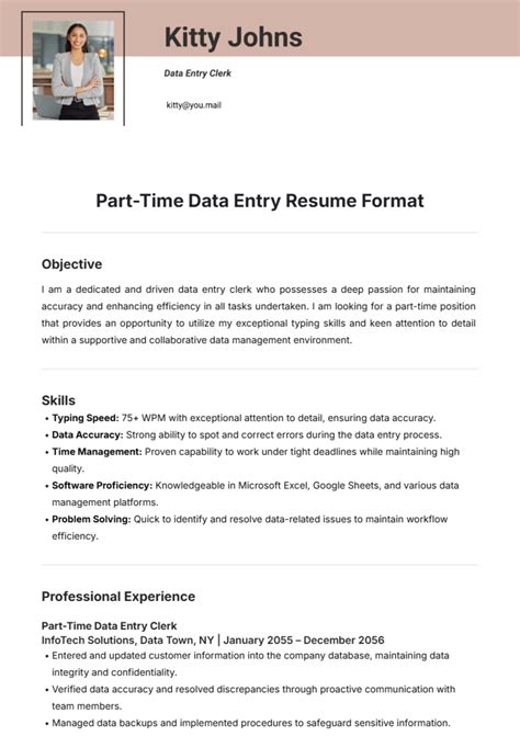 Part-Time Data Entry 的图像结果