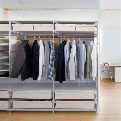 STEEL UNIT SHELF / WARDROBE BAR