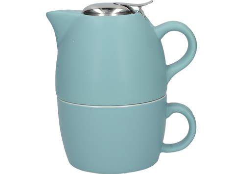 Buy La Cafetière Barcelona Collection Tea For One Ceramic Tea Cup and ...