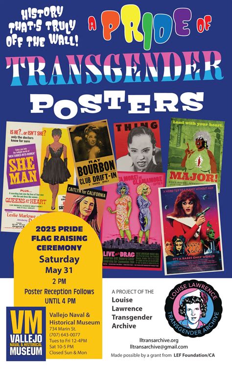Pride of Transgender Posters Reception, Vallejo Naval and Historical ...
