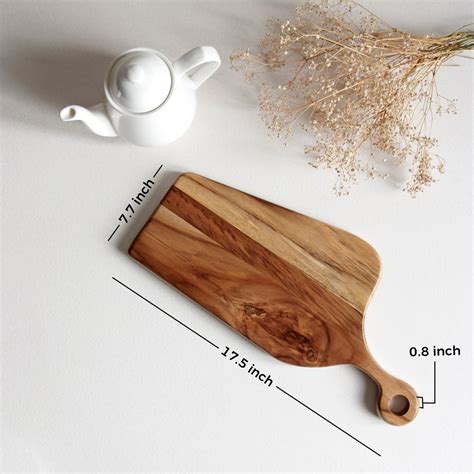 Bold Teak Wood Platter – Aurum Crafts