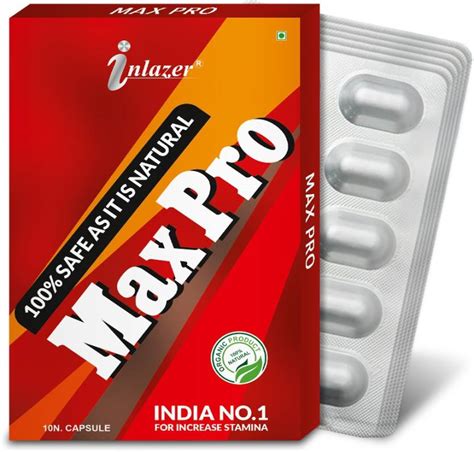 inlazer Max Pro Sex Time Supplement For Intensity Increses Orgasm Price ...
