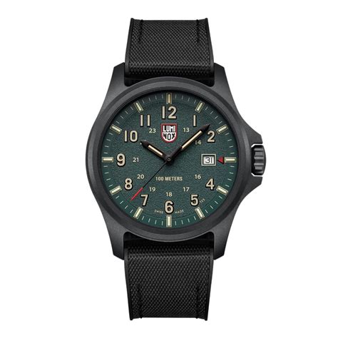 Buy Luminox Men's Atacama Field, Field Analogue Black Band Green Dial ...