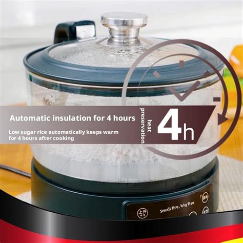 Low Carb Sugar Rice Cooker,3L Lifting Sugar Removal India | Ubuy
