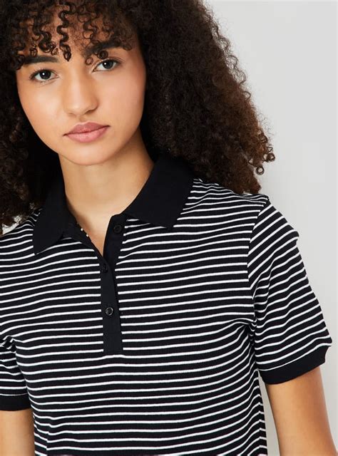 Buy Women Slim Fit Athleisure Polo T-shirt Online at just Rs. 499.0 ...