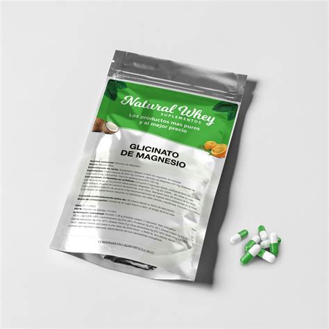 GLICINATO DE MAGNESIO X 60 CÁPSULAS – Natural Whey Suplementos