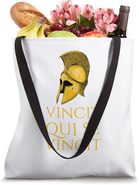 Amazon.com: Latin Quote - Vincit Qui Se Vincit - Motivational Phrase ...