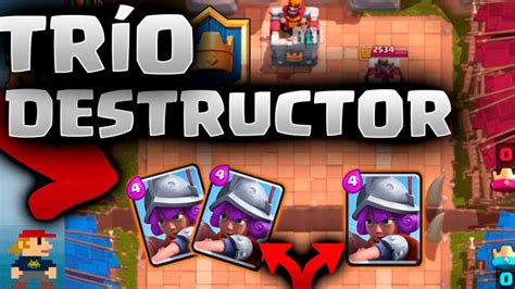 Increíble mazo con trío de mosqueteras para arena 8+