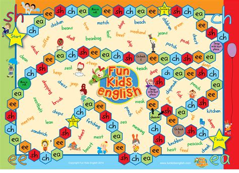 Free Phonics Board Games: Children's Songs, Children's Phonics Readers ...