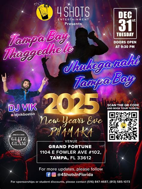 Tampa Bay, Thaggedhe Le - 2025 New Years Eve Damaka, Grand Fortune ...
