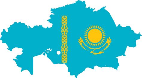 Download Kazakhstan Flag And Map SVG | FreePNGimg