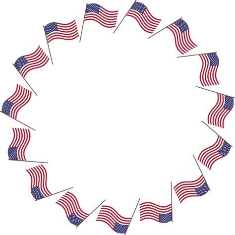 Download American Flag, Frame, Border. Royalty-Free Vector Graphic ...