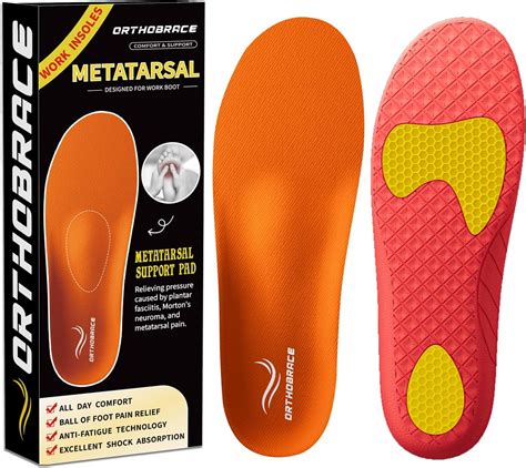 Amazon.com: Metatarsal Insoles, Plantar Fasciitis High Arch Support Insoles,Morton's Neuroma ...