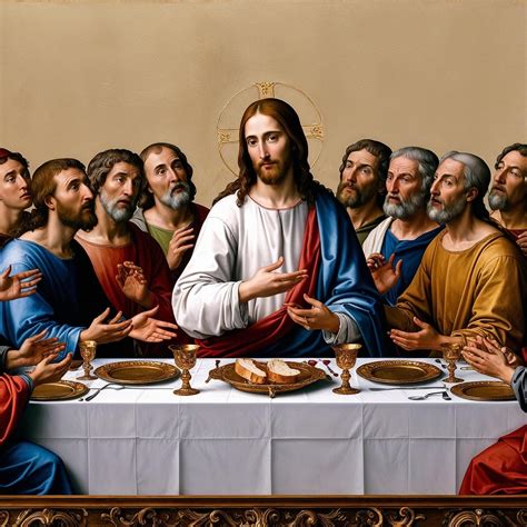 Last Supper Wall Art - Jesus Art - Printable Painting | The Last Supper | Christian Gift in 2025 ...