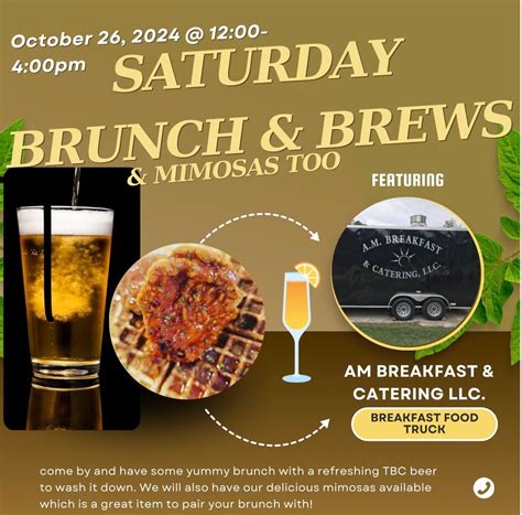 Brunch, brews, and mimosas too at TBC, 526 N Main St, Tarboro, NC, 26 ...