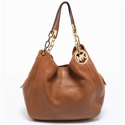 MICHAEL KORS Fulton Leather Chain Shoulder Bag – The Rack Revival