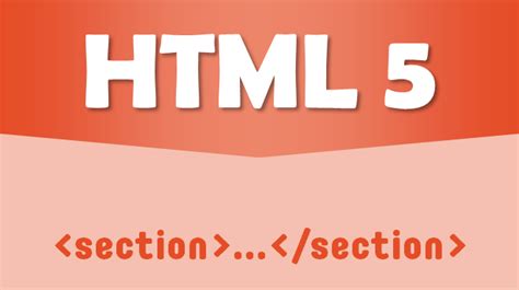 Section Tag HTML5 的图像结果