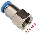 CRAFTSFY 8MM Push to Connect Air Fittings Adapter Tube OD x 1/4 NPT ...