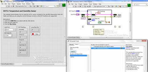 Image result for Programm LabVIEW Arduino DHT11 En Arabic