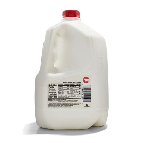 1 Gallon Whole Milk Nutrition Facts