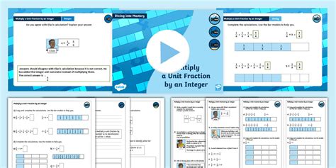 👉 Year 5 DiM: Step 1 Multiply a Unit Fraction by an Integer