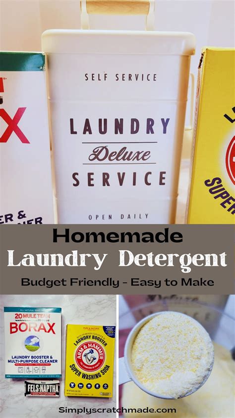 Homemade Laundry Detergent - Budget Friendly and Toxin-Free