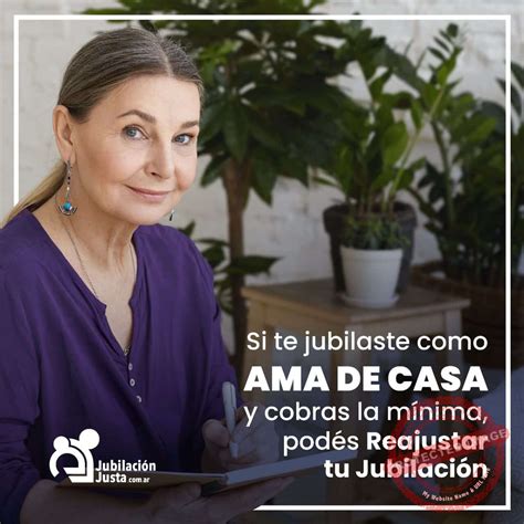 Si te jubilaste como AMA DE CASA y cobrás la minima