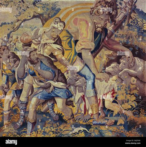 This early 17th-century tapestry depicts the Greek myth of Odysseus and ...