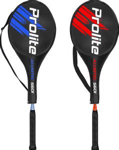 Prolite ALUMTEC 560i (Pack of 2) Blue, Orange Strung Badminton Racquet ...