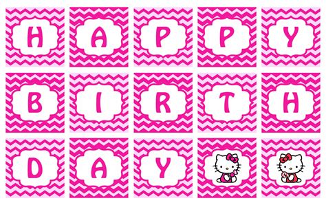 Hello Kitty Happy Birthday Printable