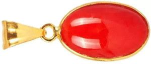 Chopra Gems Unique & Effective 100% Original Red Coral Stone Pendants ...