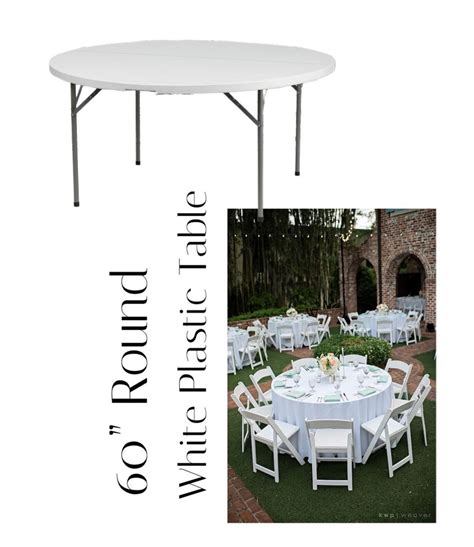 60" Round Banquet Table – By Beverly Party Rentals