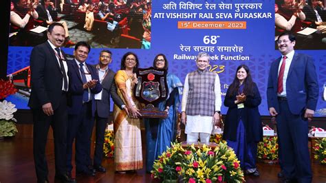 East Coast Railway Conferred Two Prestigious Awards At 68th Railway ...