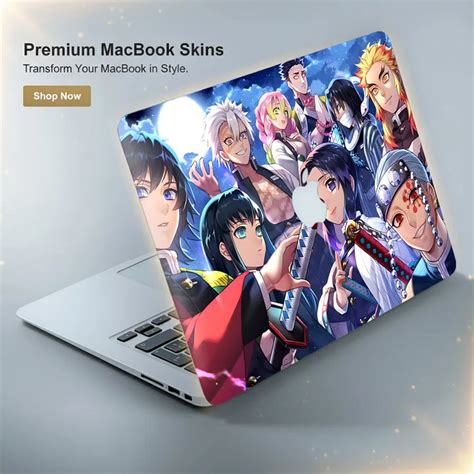 Demon Slayer Hashira Night Group Portrait Laptop Skin for MacBook | Buy ...