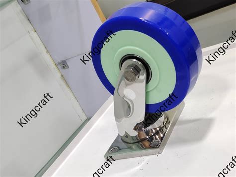 Stainless Steel Caster - SS304M/75X25/PI22/PU Stainless Steel ...