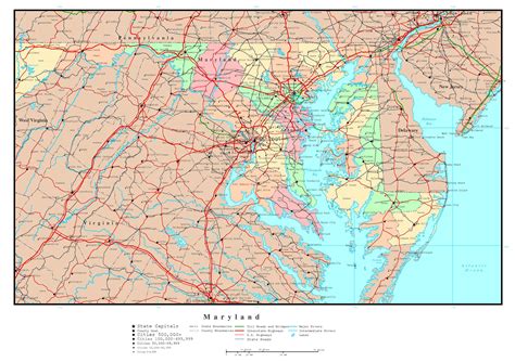 Maryland State Parks Map