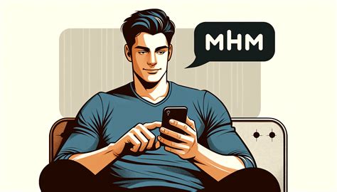 When A Guy Texts Mhm: This is What It Means - Attraction Diary
