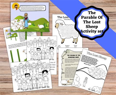 The Lost Sheep Parable Coloring Pages [2025]